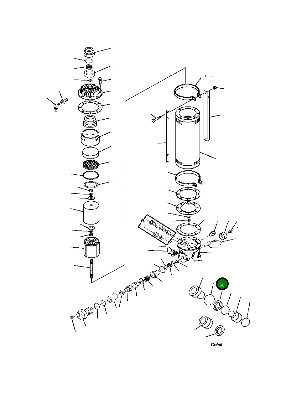 Кольцо уплотнительное (O-Ring) BF3 605  Komatsu