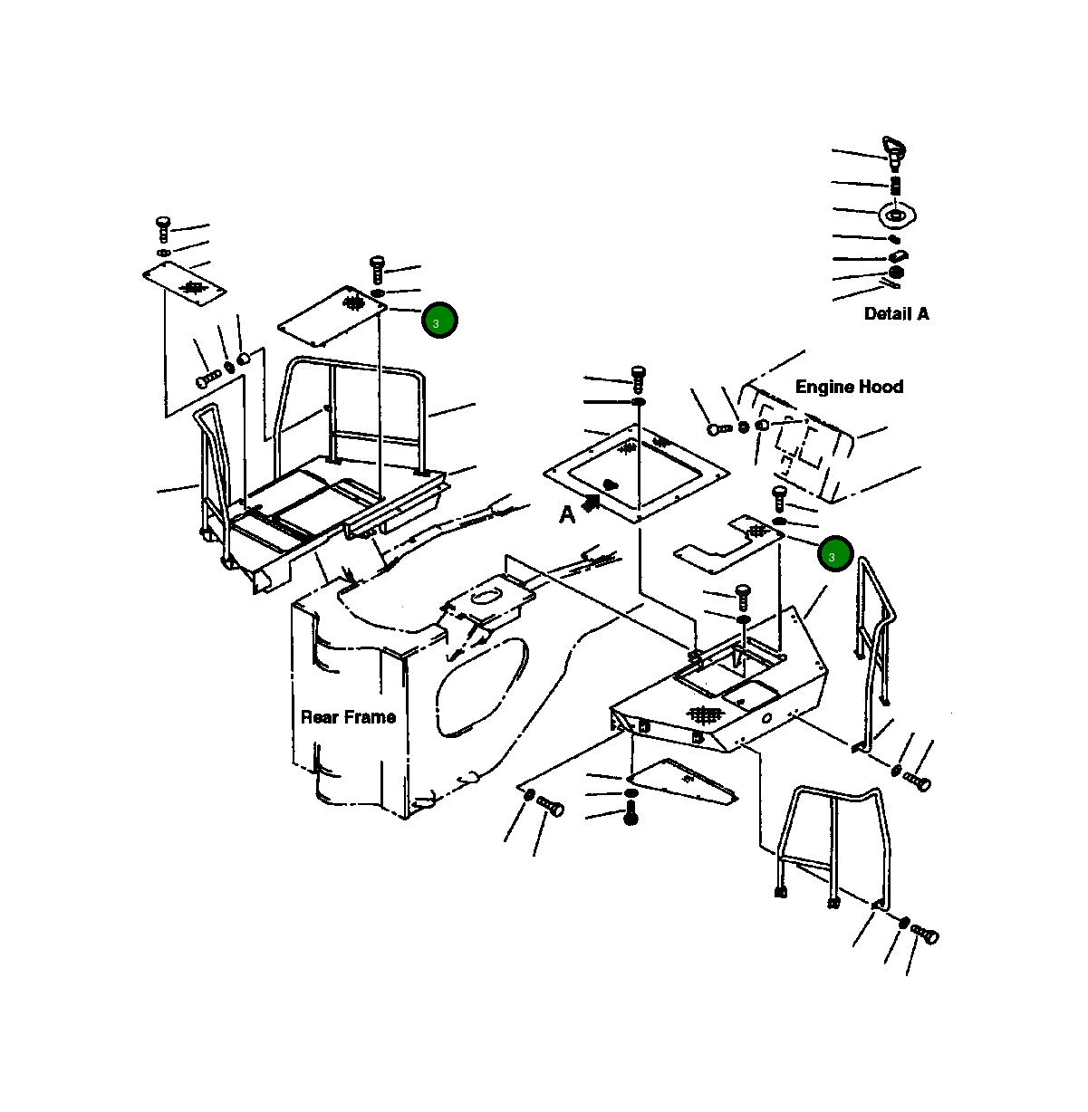 Крышка 428-54-12241 Komatsu