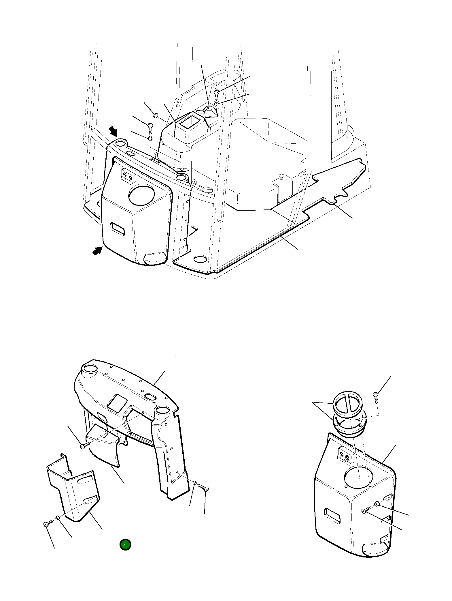 Крышка 366505616 Komatsu