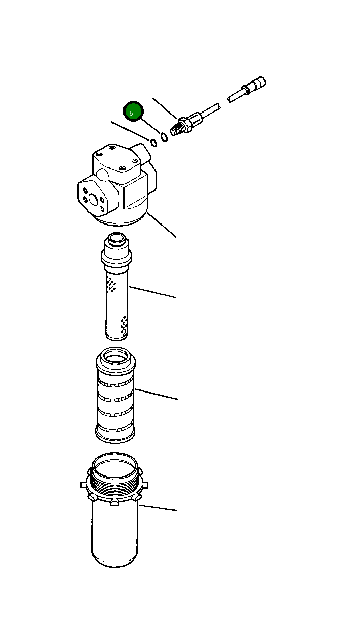Кольцо уплотнительное (O-Ring) BF0953  Komatsu