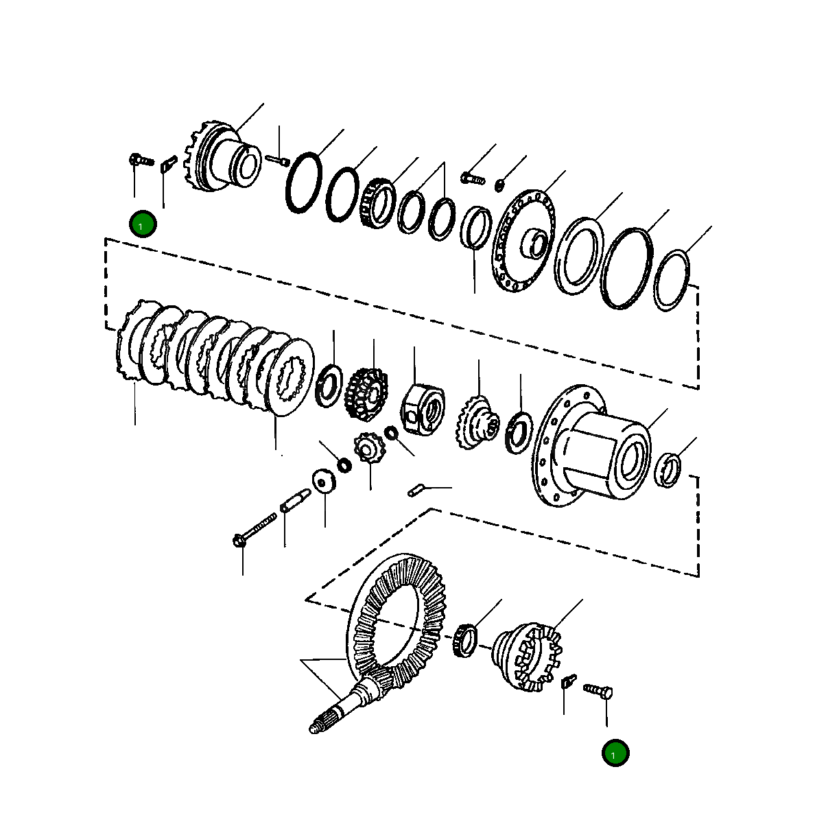 Болт 1439 278 H1 Komatsu