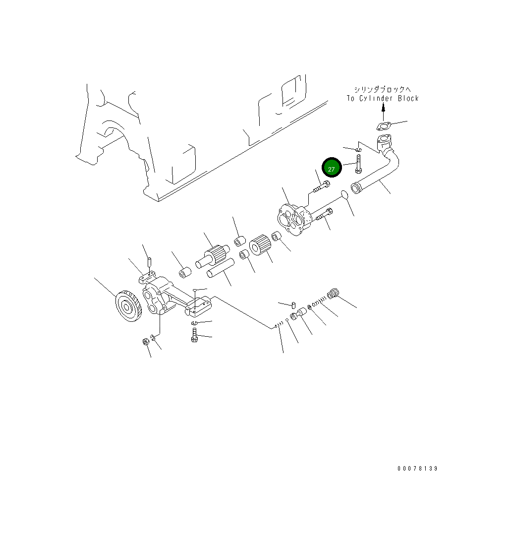 Болт 01010-31070 Komatsu