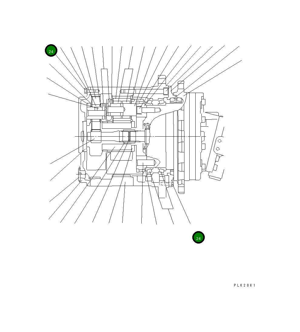 Болт UC3111308025 Komatsu