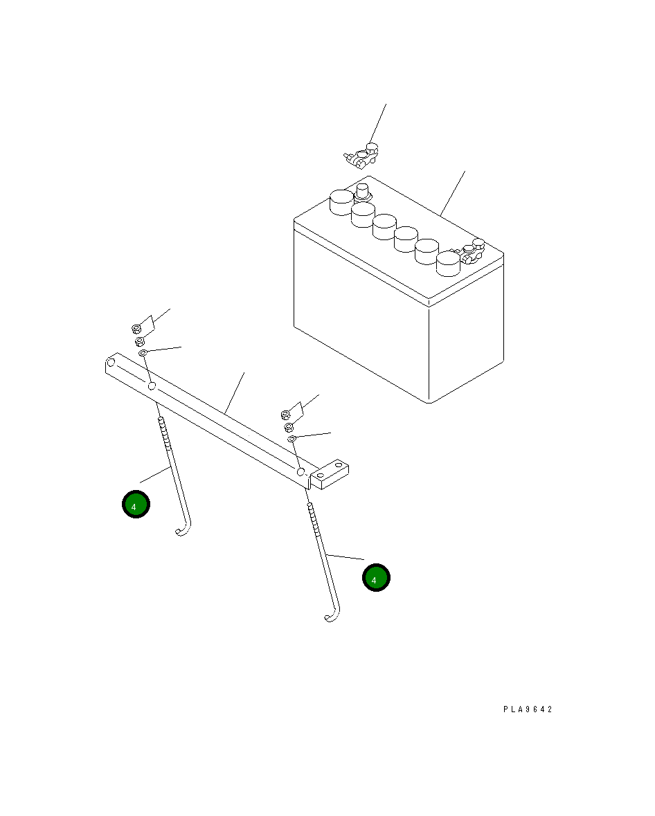 Болт 22W-54-16290 Komatsu