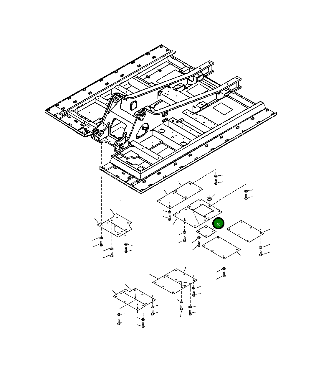 Крышка 20Y-54-12880 Komatsu