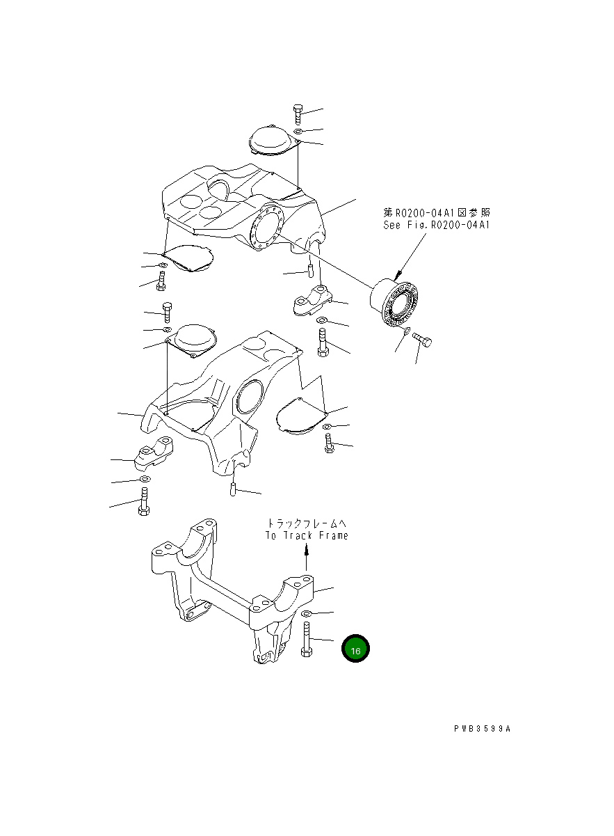 Болт 195-30-67151 Komatsu