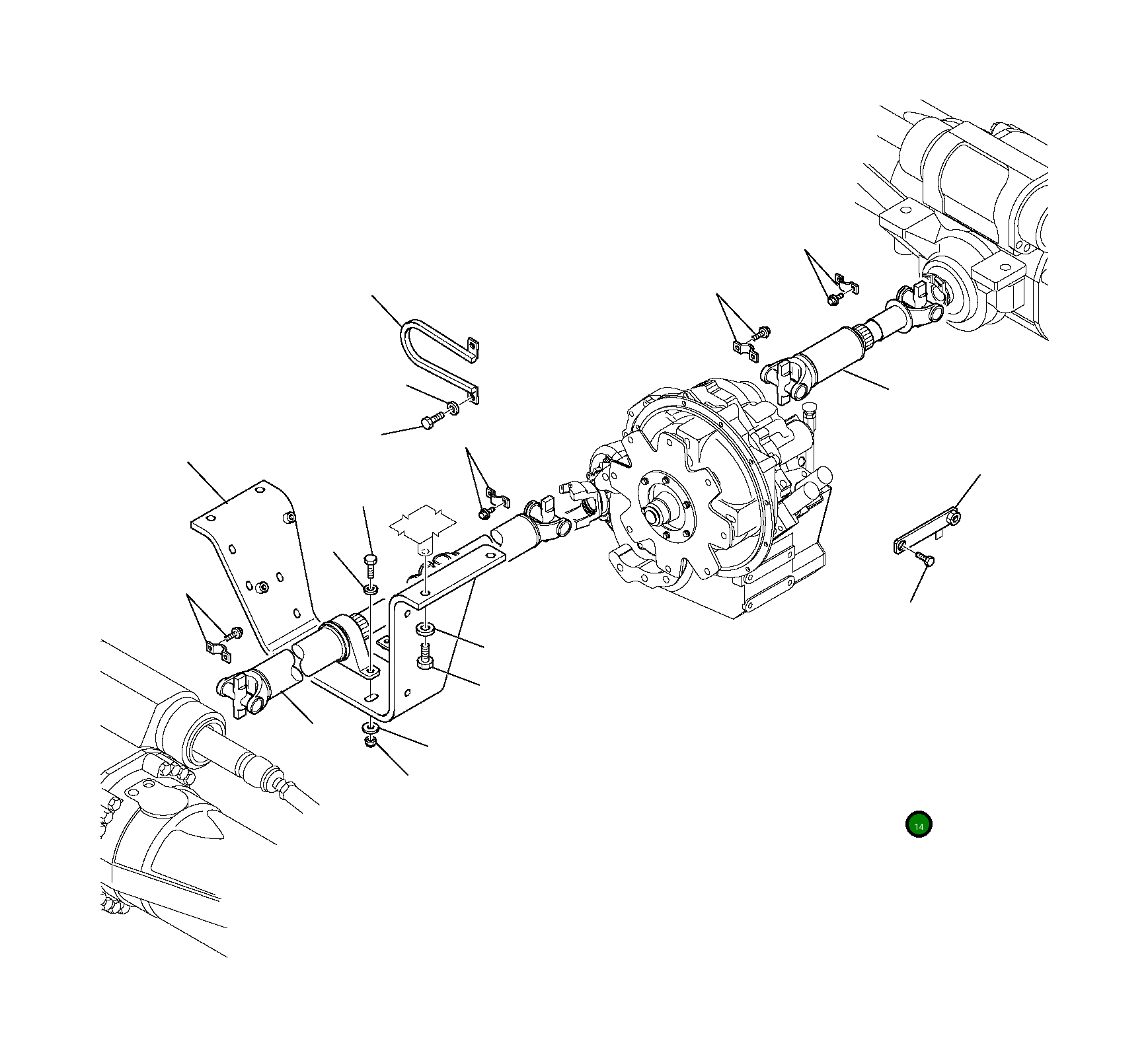 Болт 801014119 Komatsu