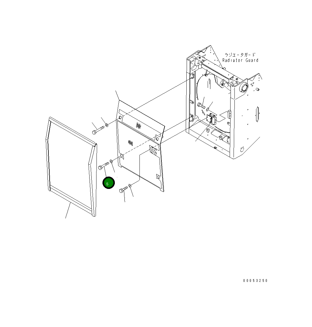 Болт 17A-54-29670 Komatsu