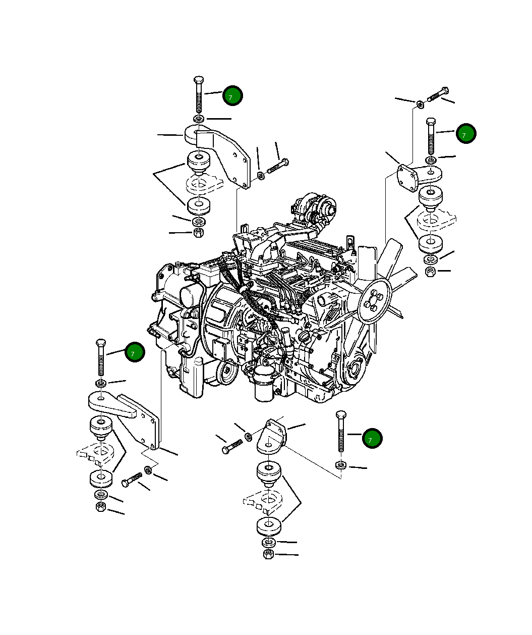 Болт 801015661 Komatsu