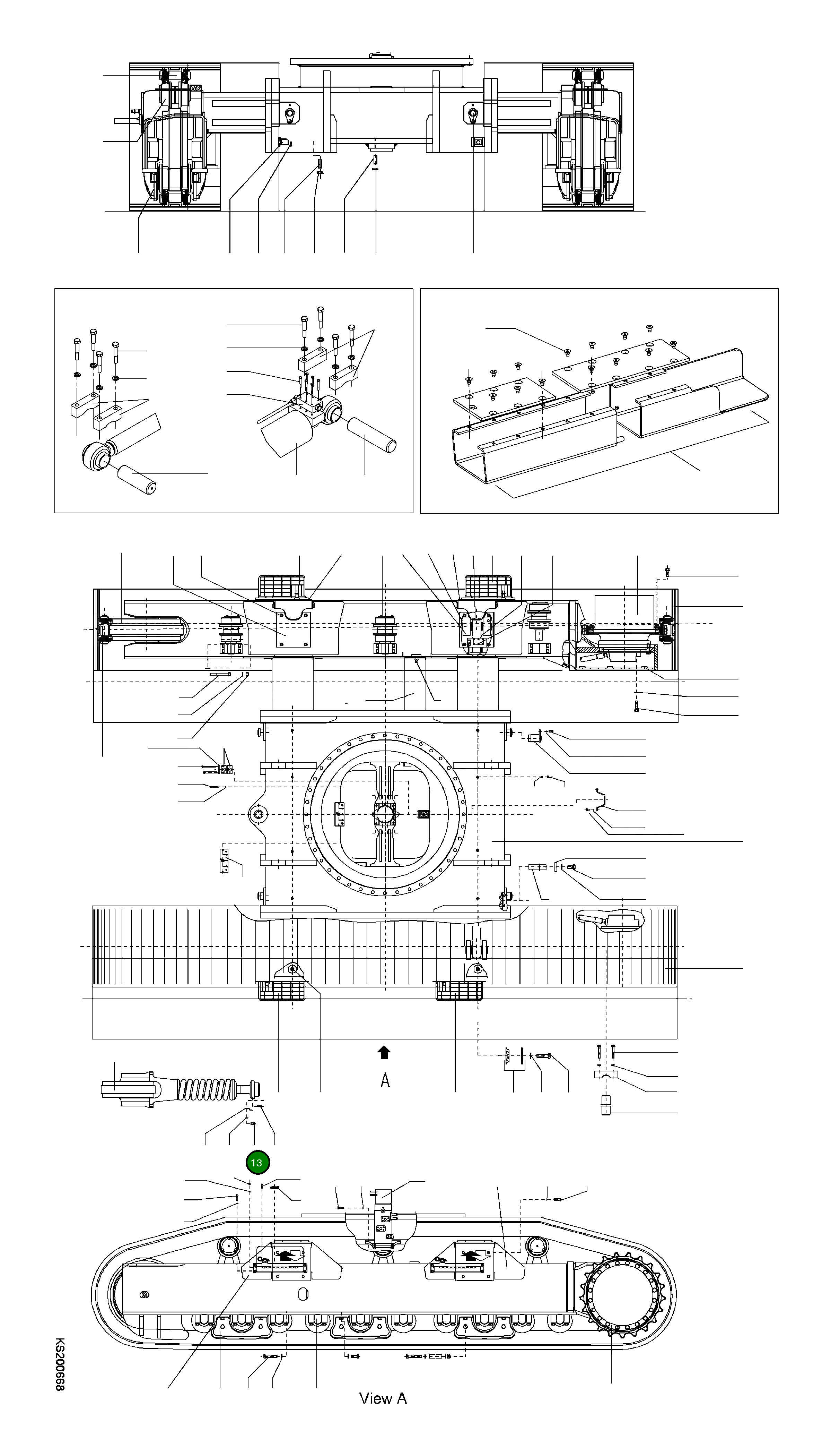 Болт 207-30-KC550 Komatsu
