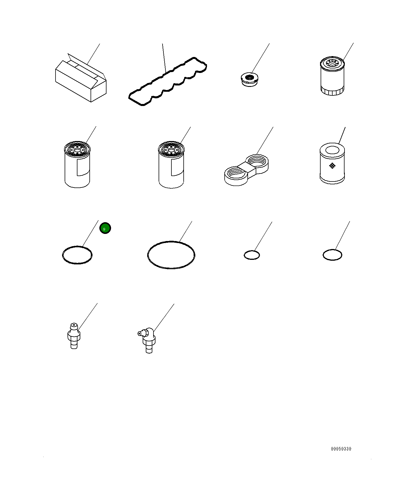 Кольцо уплотнительное (O-Ring) 0700015160 Komatsu