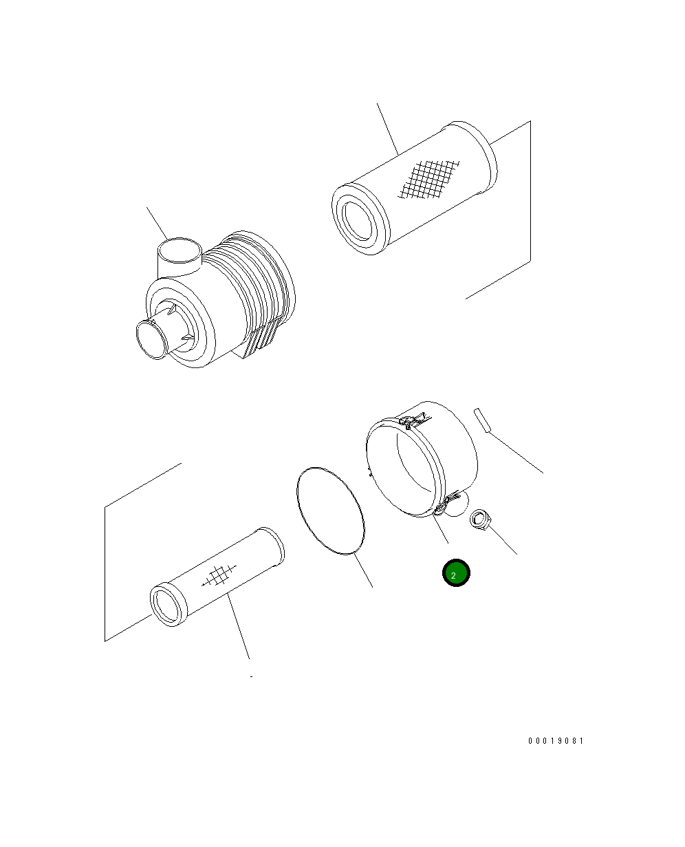 Крышка 600-184-1220 Komatsu
