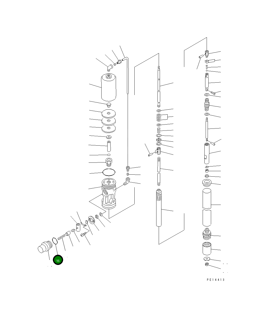 Кольцо уплотнительное (O-Ring) YU640132-0 Komatsu