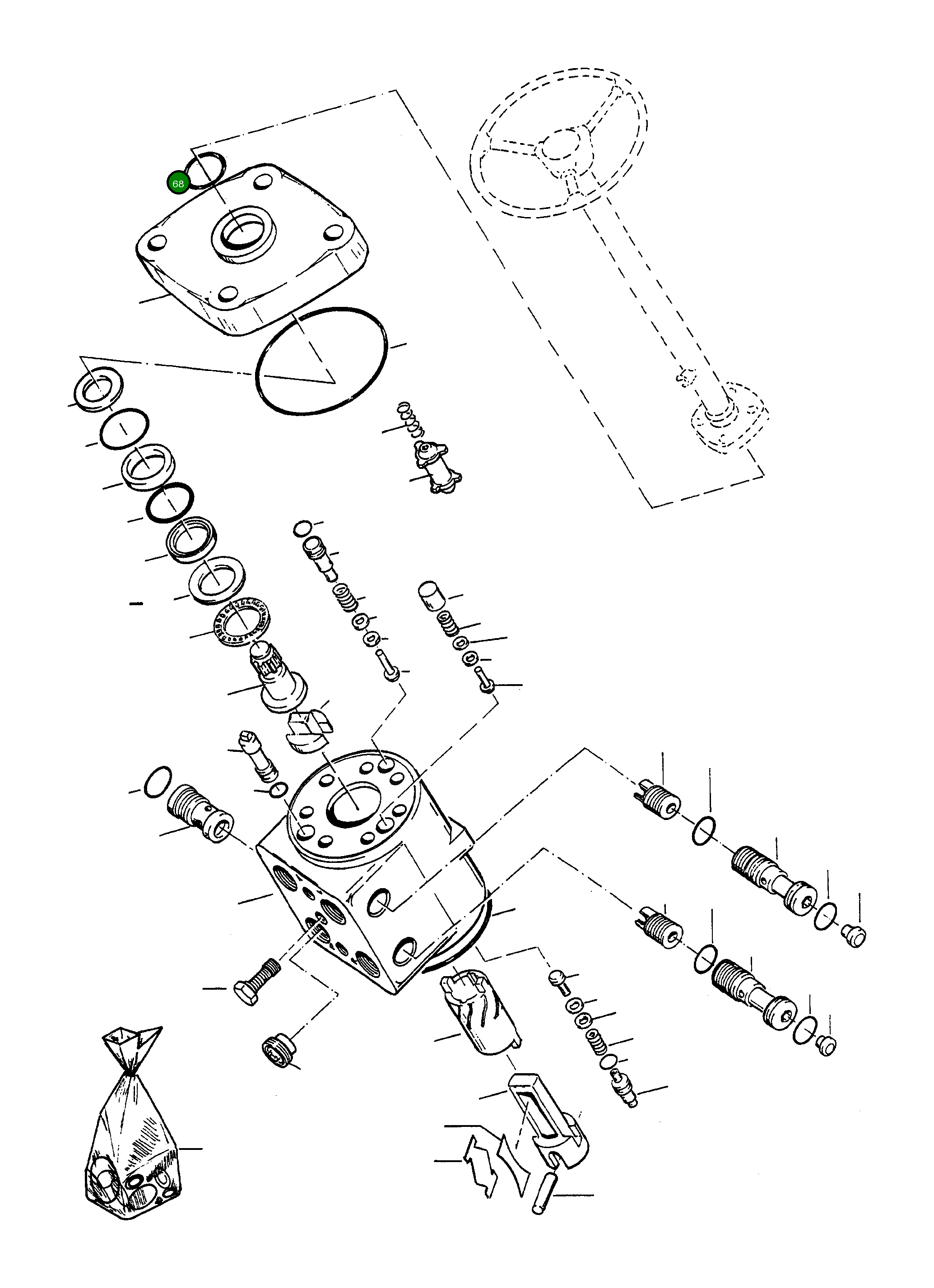 Кольцо уплотнительное (O-Ring) 4907848M1 Komatsu