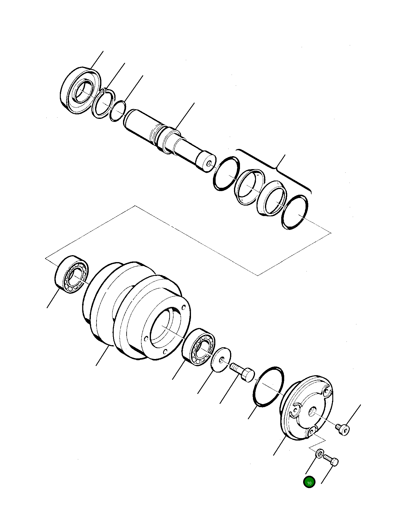 Кольцо уплотнительное (O-Ring) 22E-30-11710 Komatsu