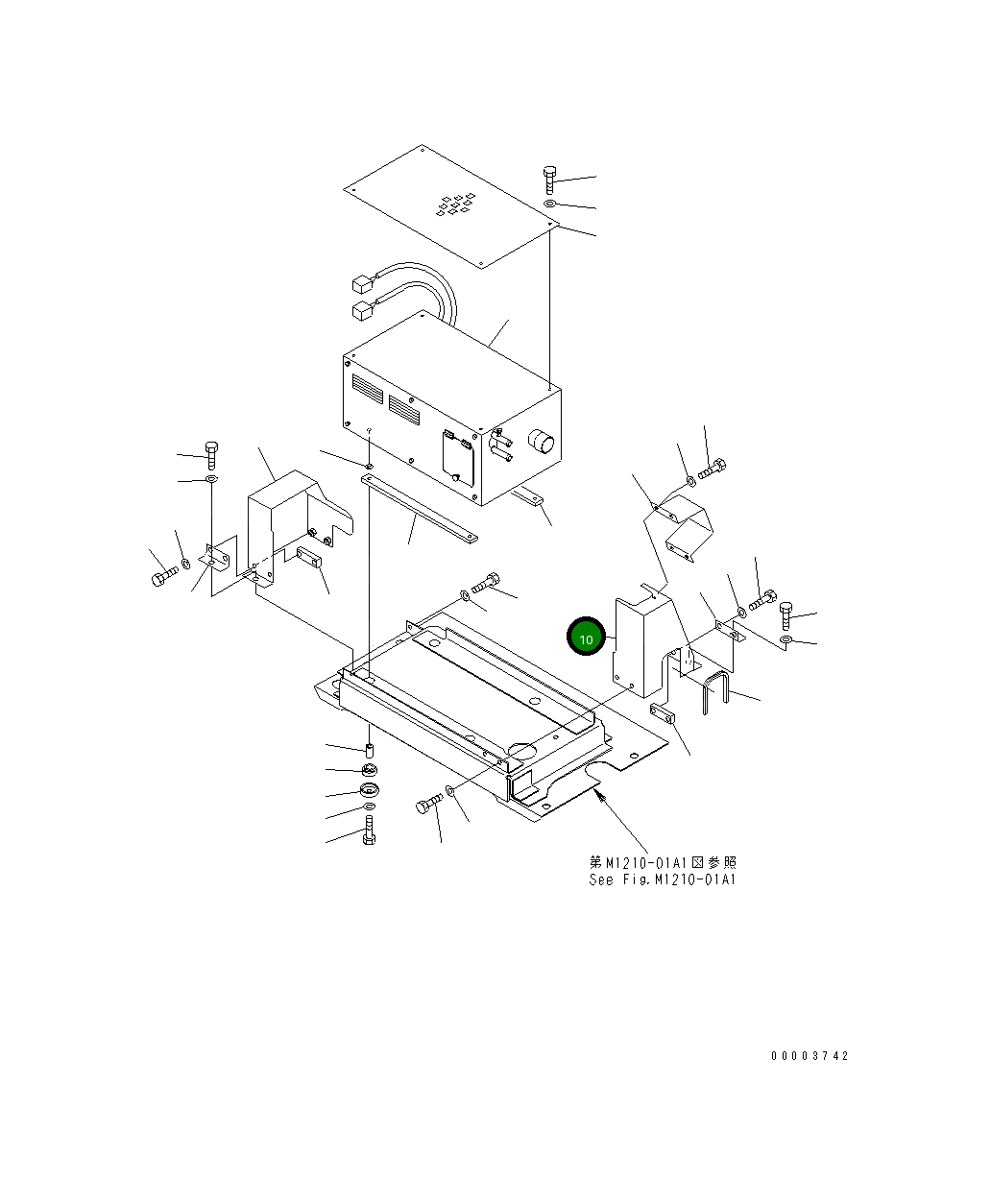 Крышка 20Y-977-2371  Komatsu