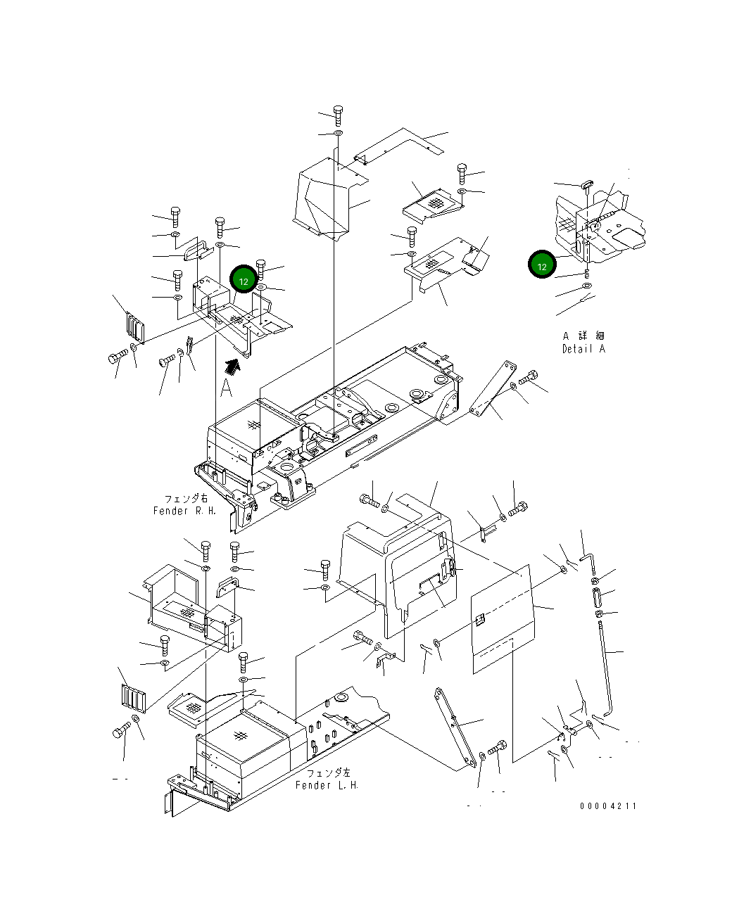 Крышка 198-54-57971 Komatsu