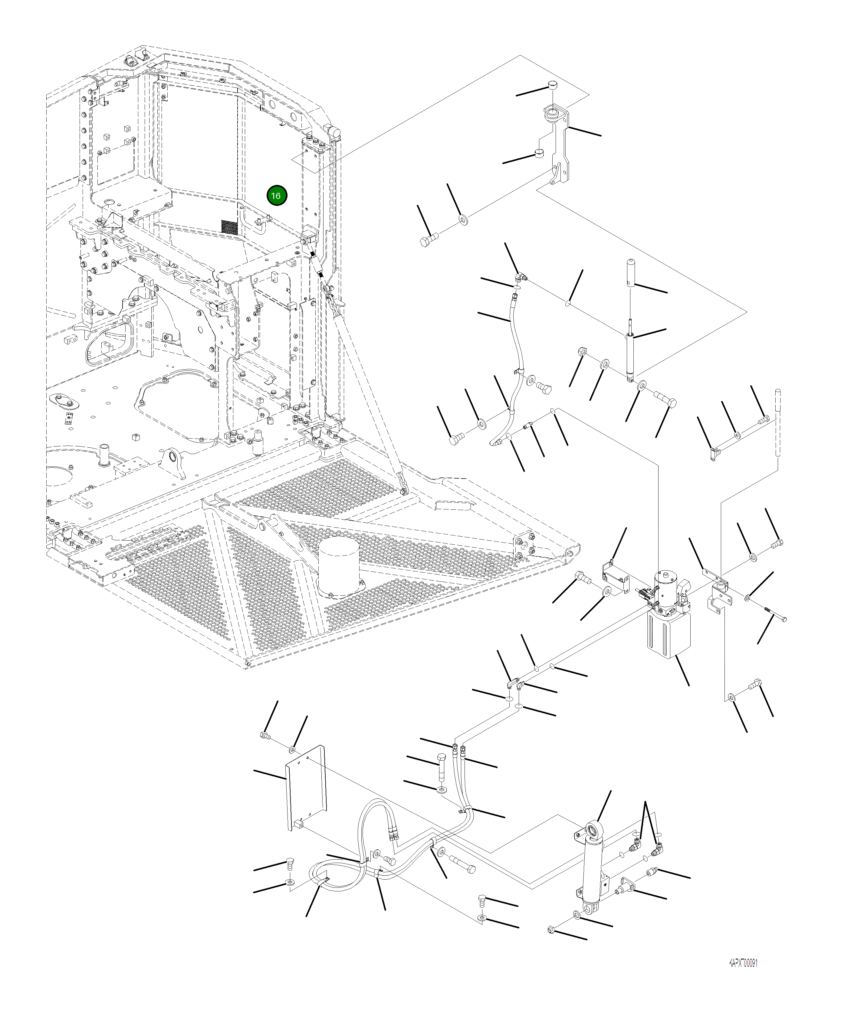 Болт 02010-80622 Komatsu