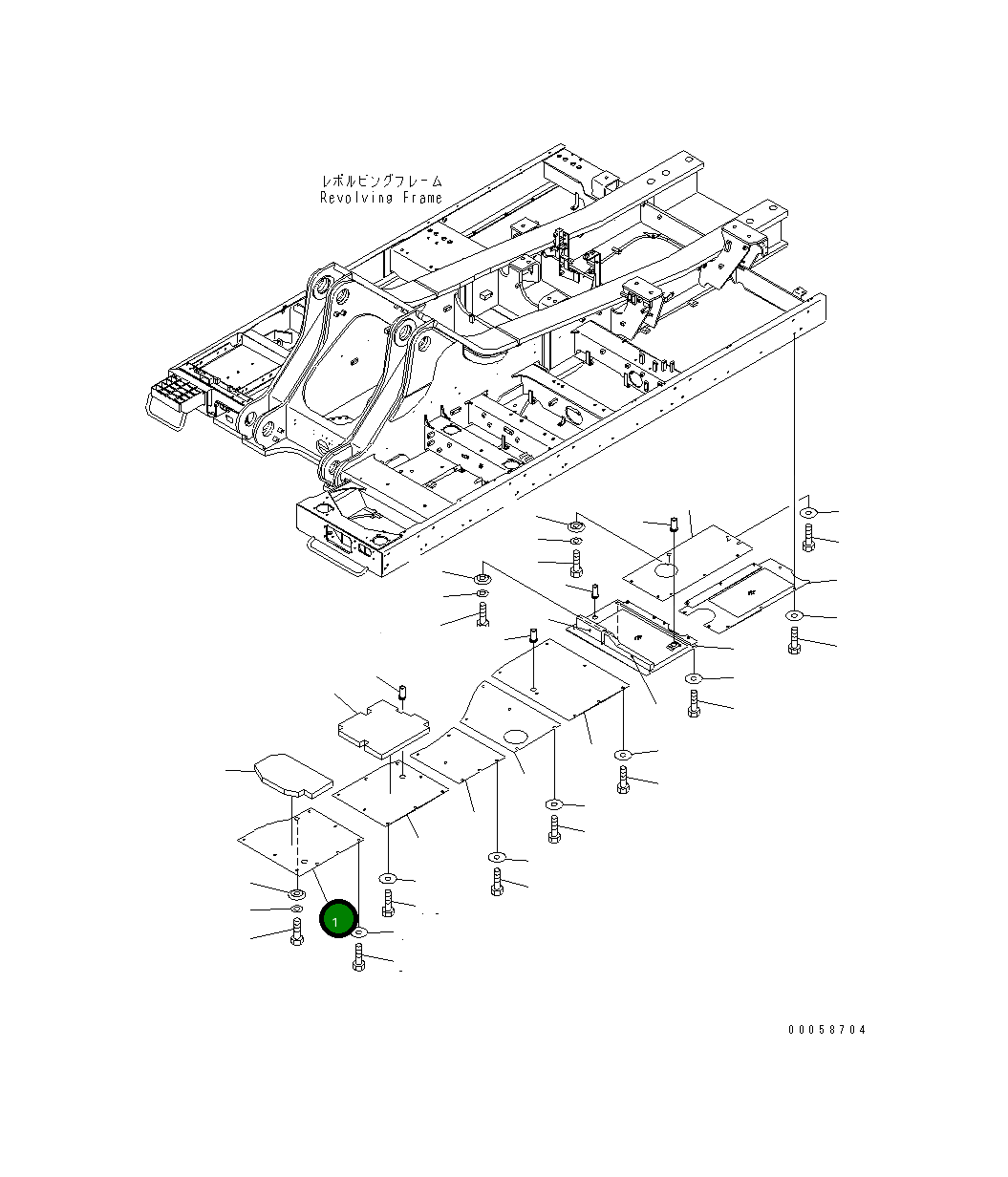 Крышка 209-54-42610 Komatsu