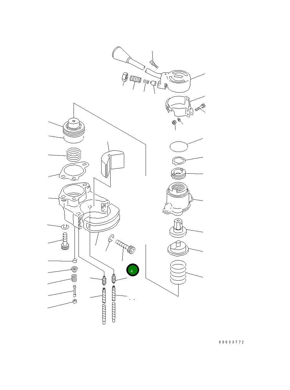 Болт 566-35-16341  Komatsu
