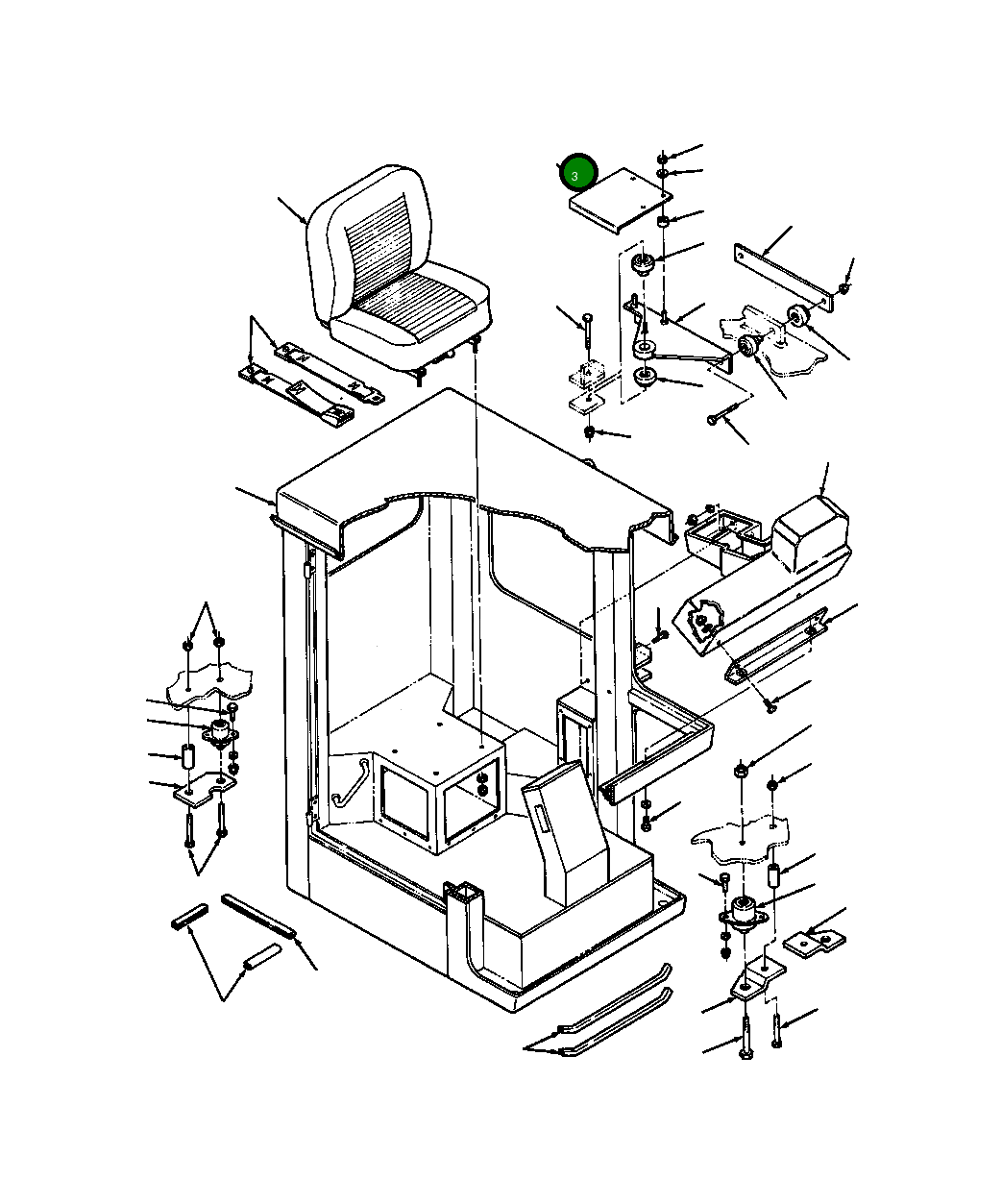 Крышка 163 443 H45  Komatsu