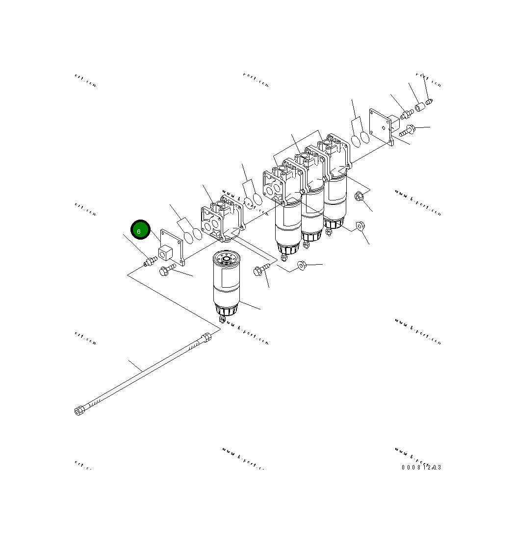 Крышка 6240-71-8550 Komatsu