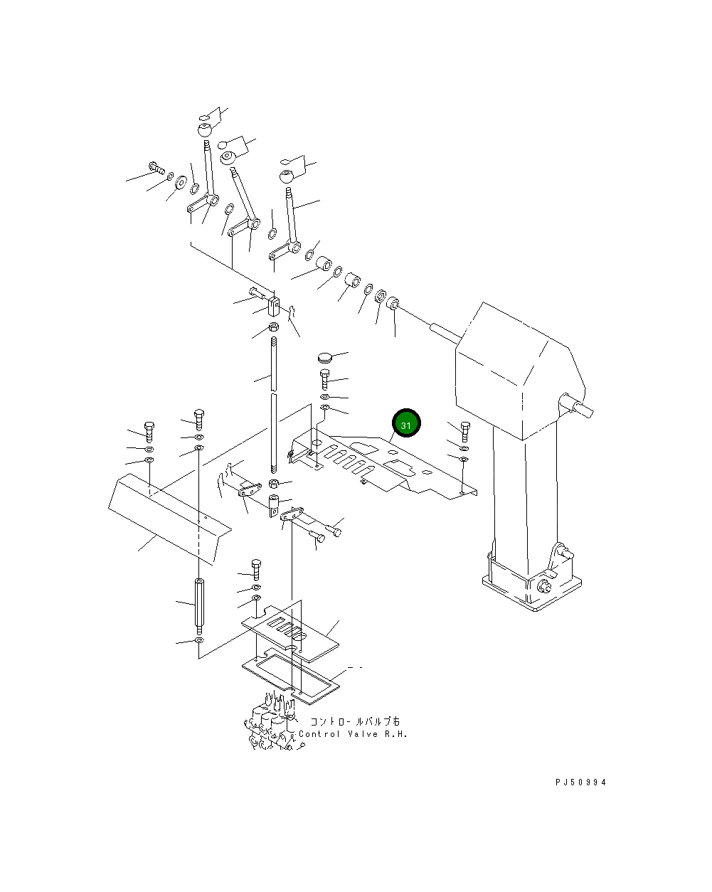 Крышка 23E-43-18250 Komatsu
