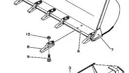 Кромка 113-70-22120 Komatsu
