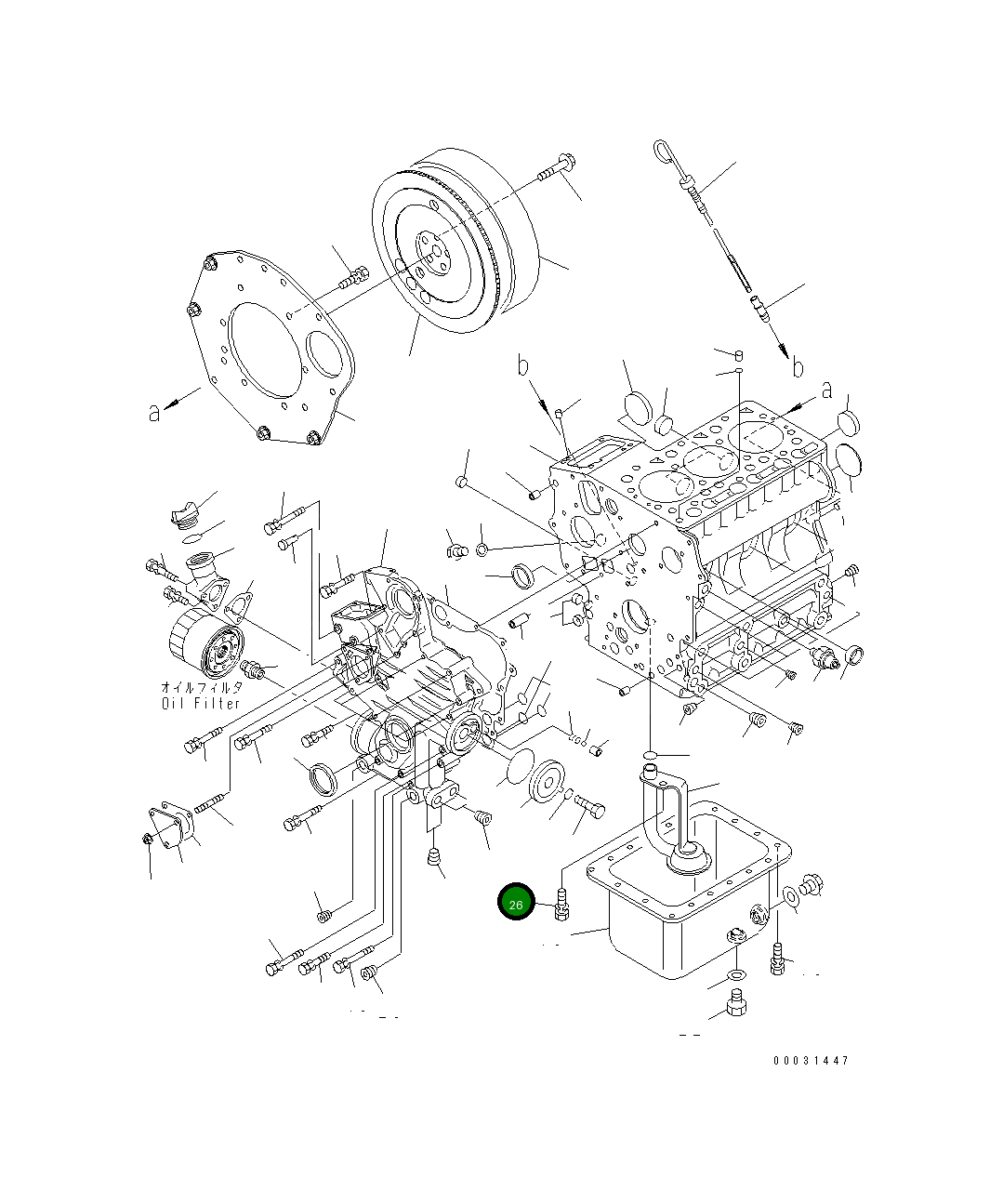 Болт 460-142  Komatsu