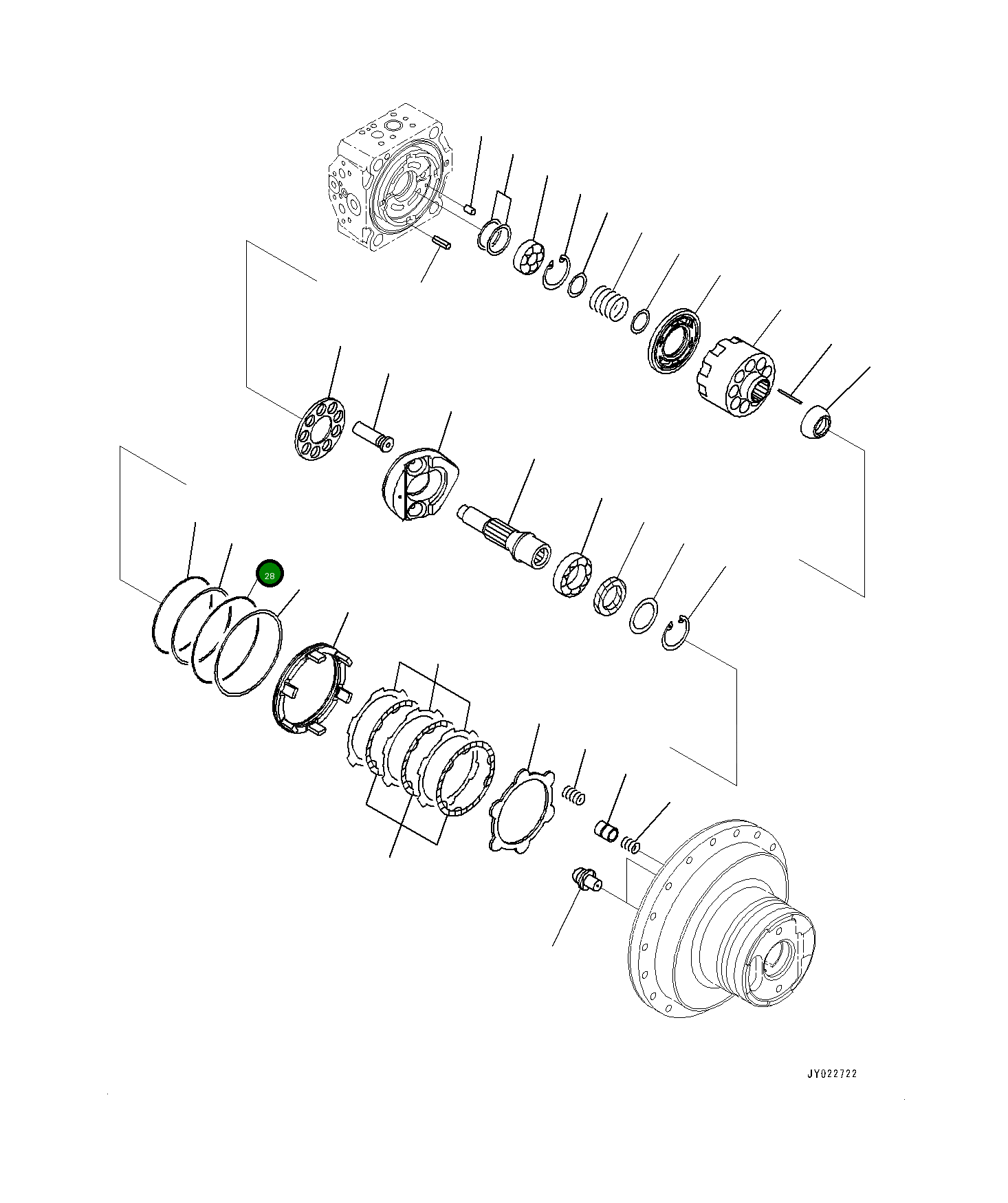 Кольцо уплотнительное (O-Ring) 7088F35180 Komatsu