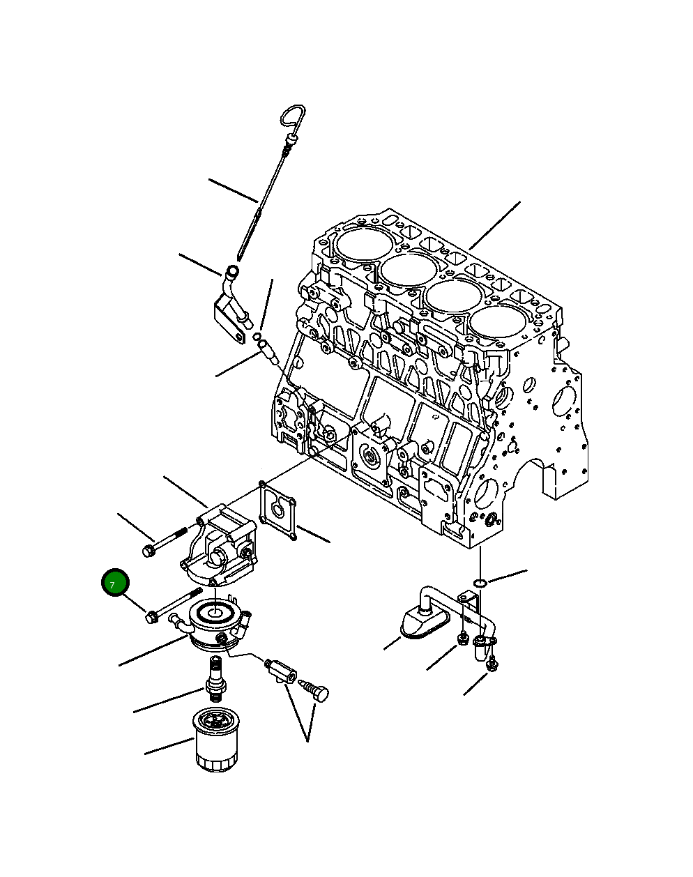 Болт YM26106081002 Komatsu
