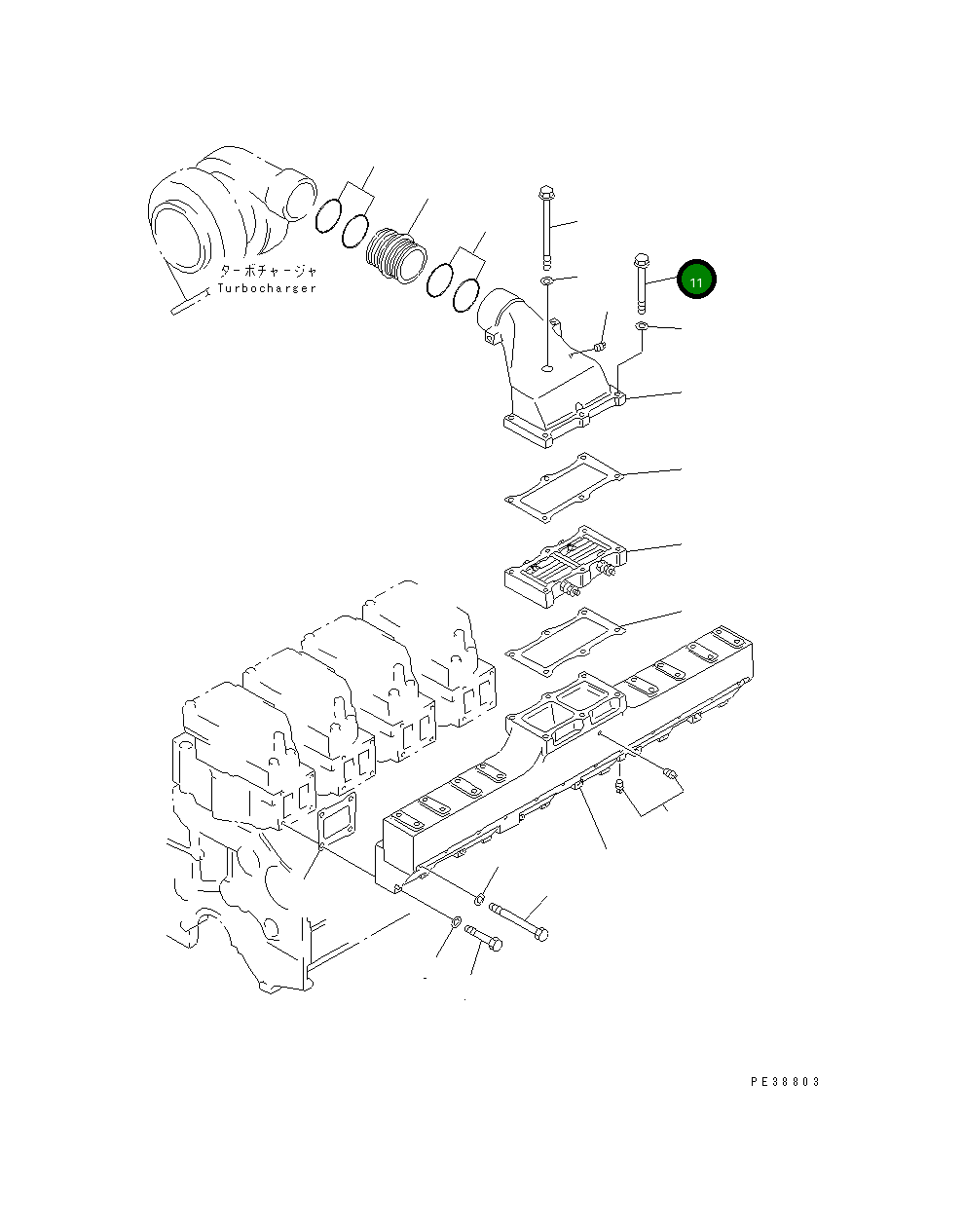 Болт 6150-81-9140 Komatsu