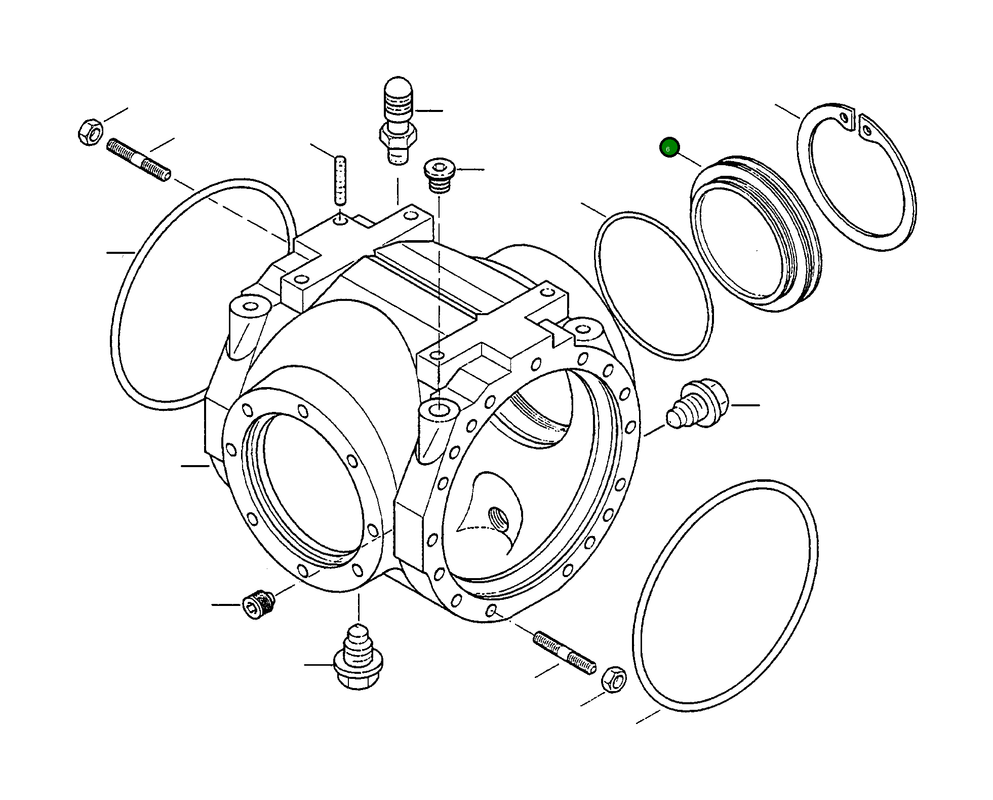Крышка 4917021M1 Komatsu