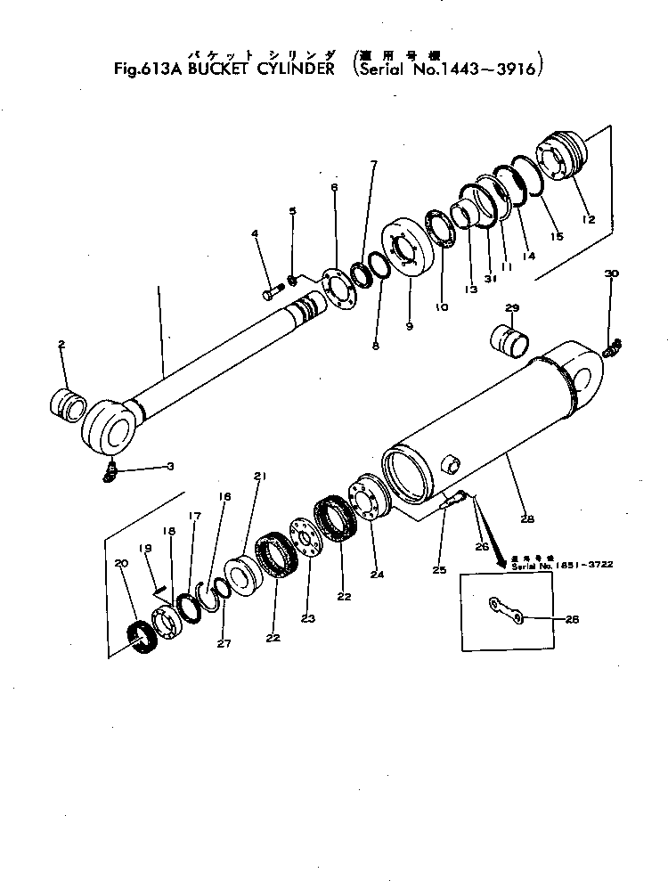 Болт 380-S2822D-0  Komatsu