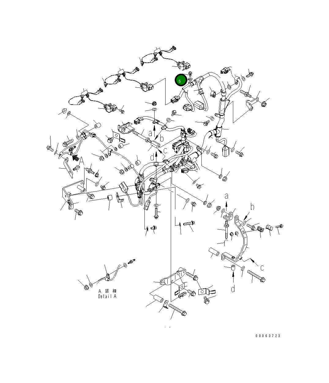 Болт 6742-01-3770 Komatsu