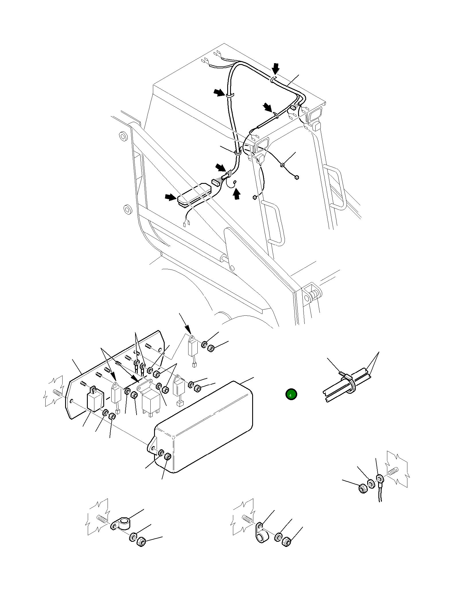 Крышка 334412611 Komatsu
