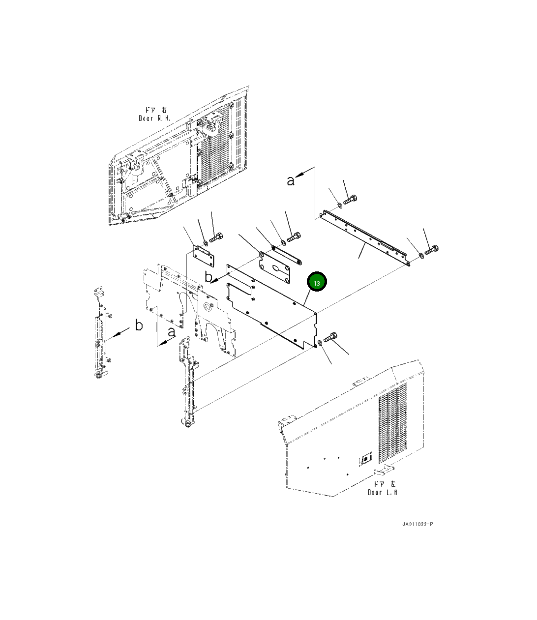 Крышка 419-54-51950 Komatsu
