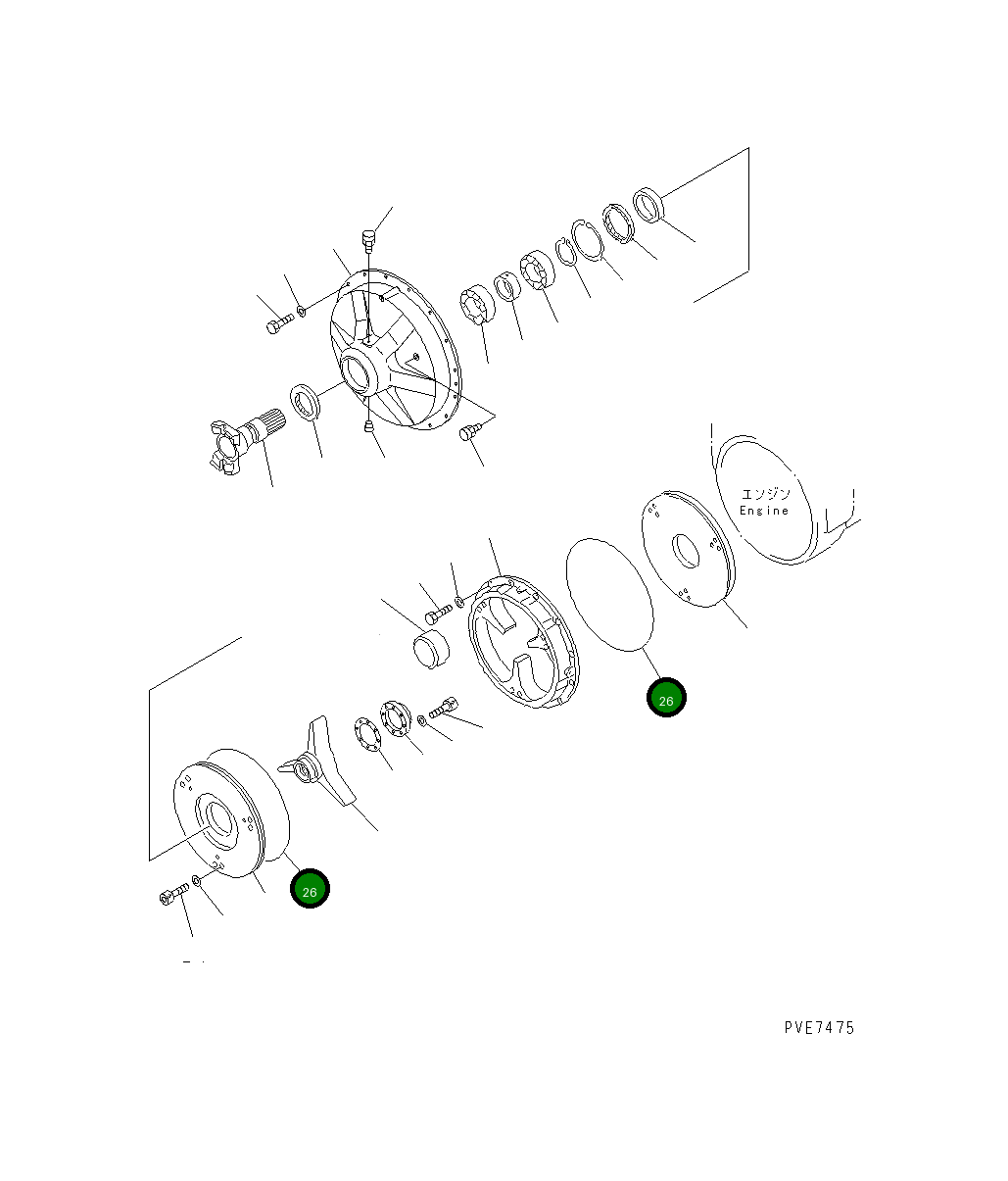 Кольцо уплотнительное (O-Ring) 427-12-11240  Komatsu