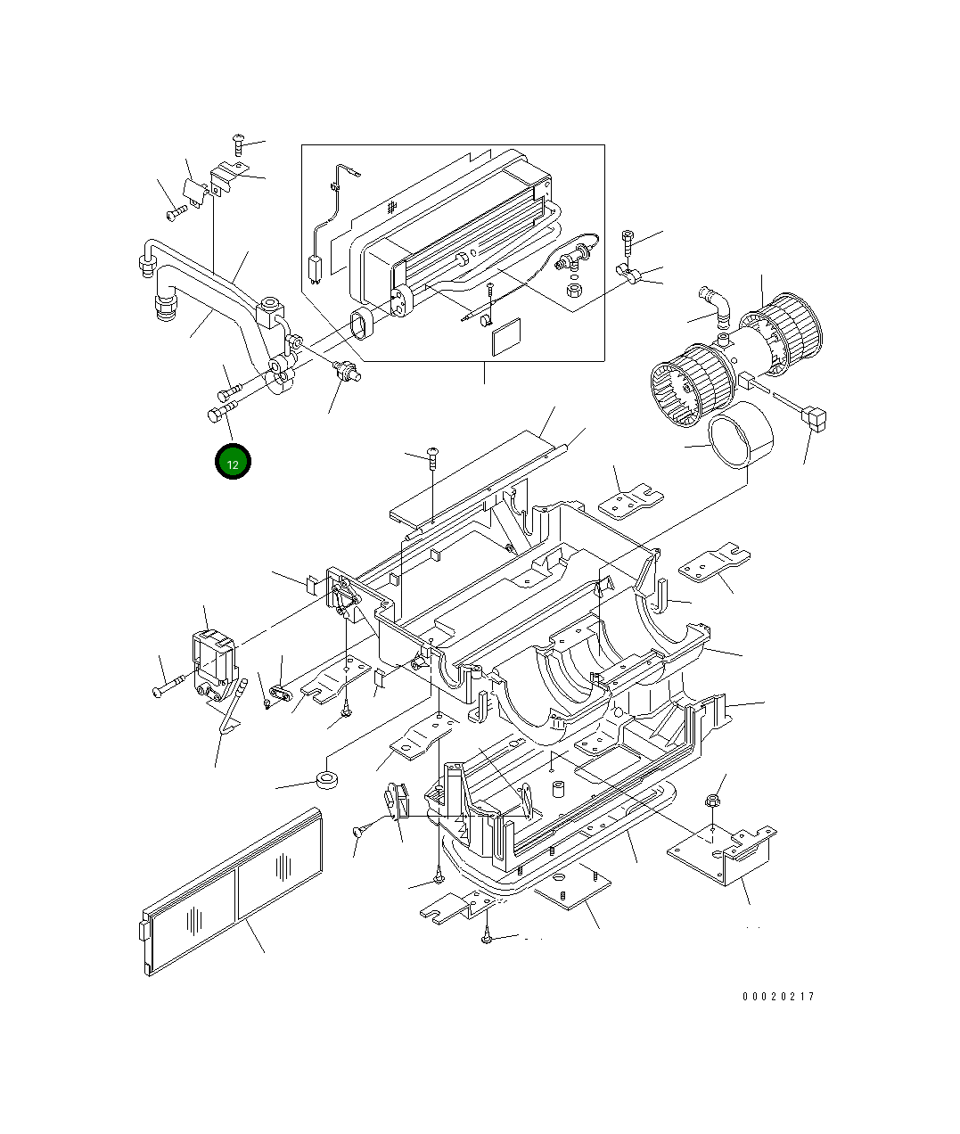 Болт DK020058-3040 Komatsu