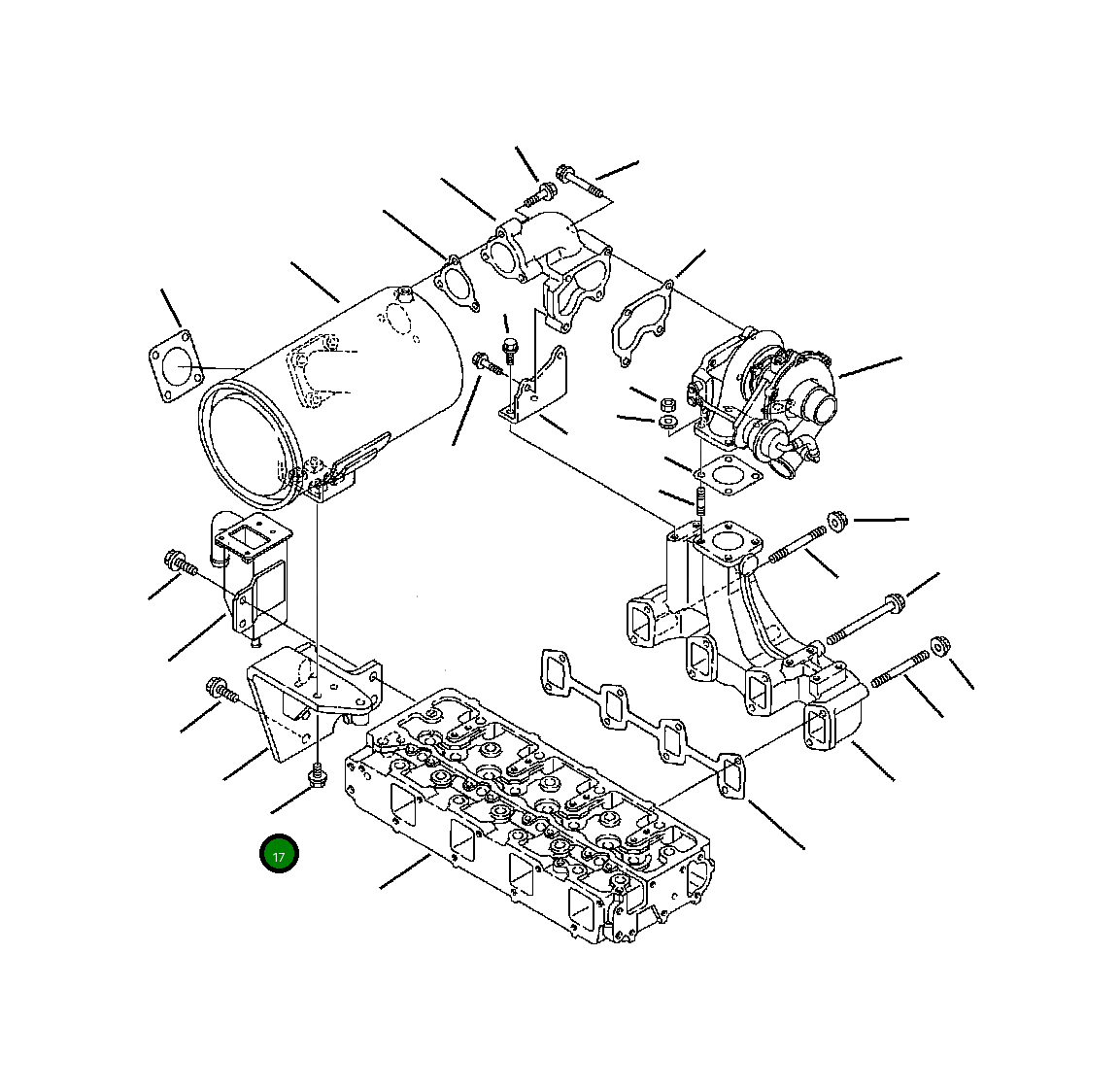 Болт YM26106080142 Komatsu