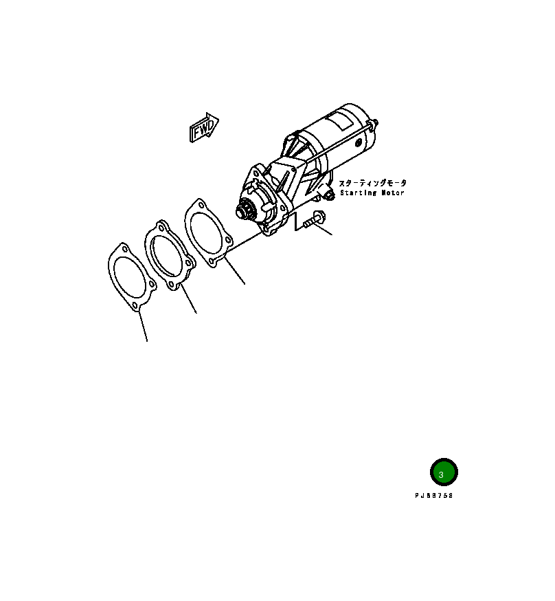 Болт 6736-81-4820 Komatsu
