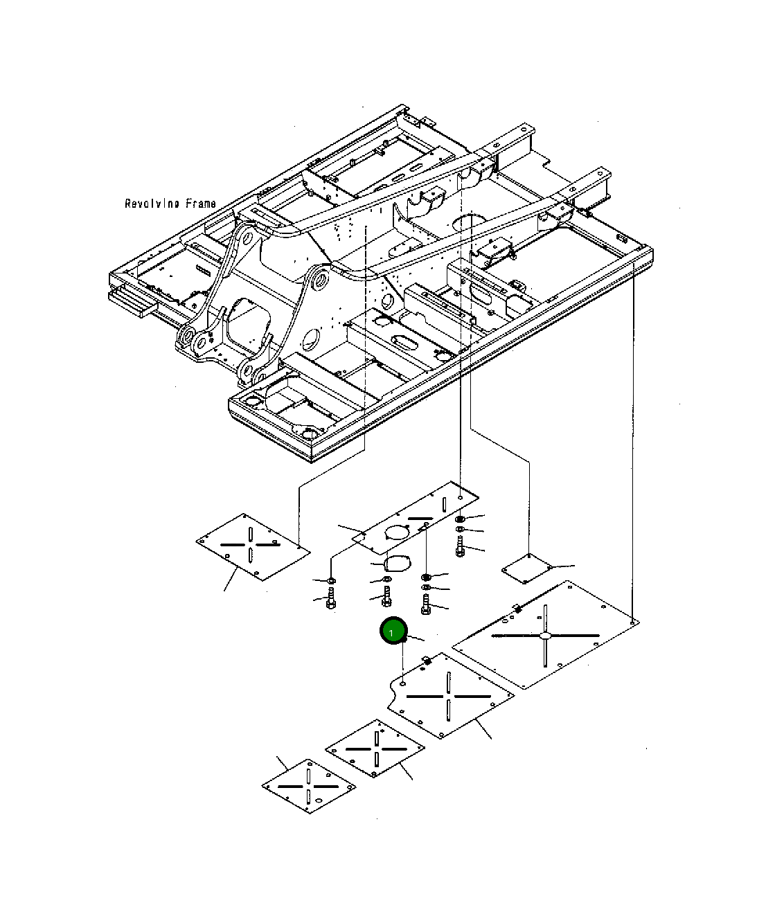 Крышка 207-54-75310 Komatsu
