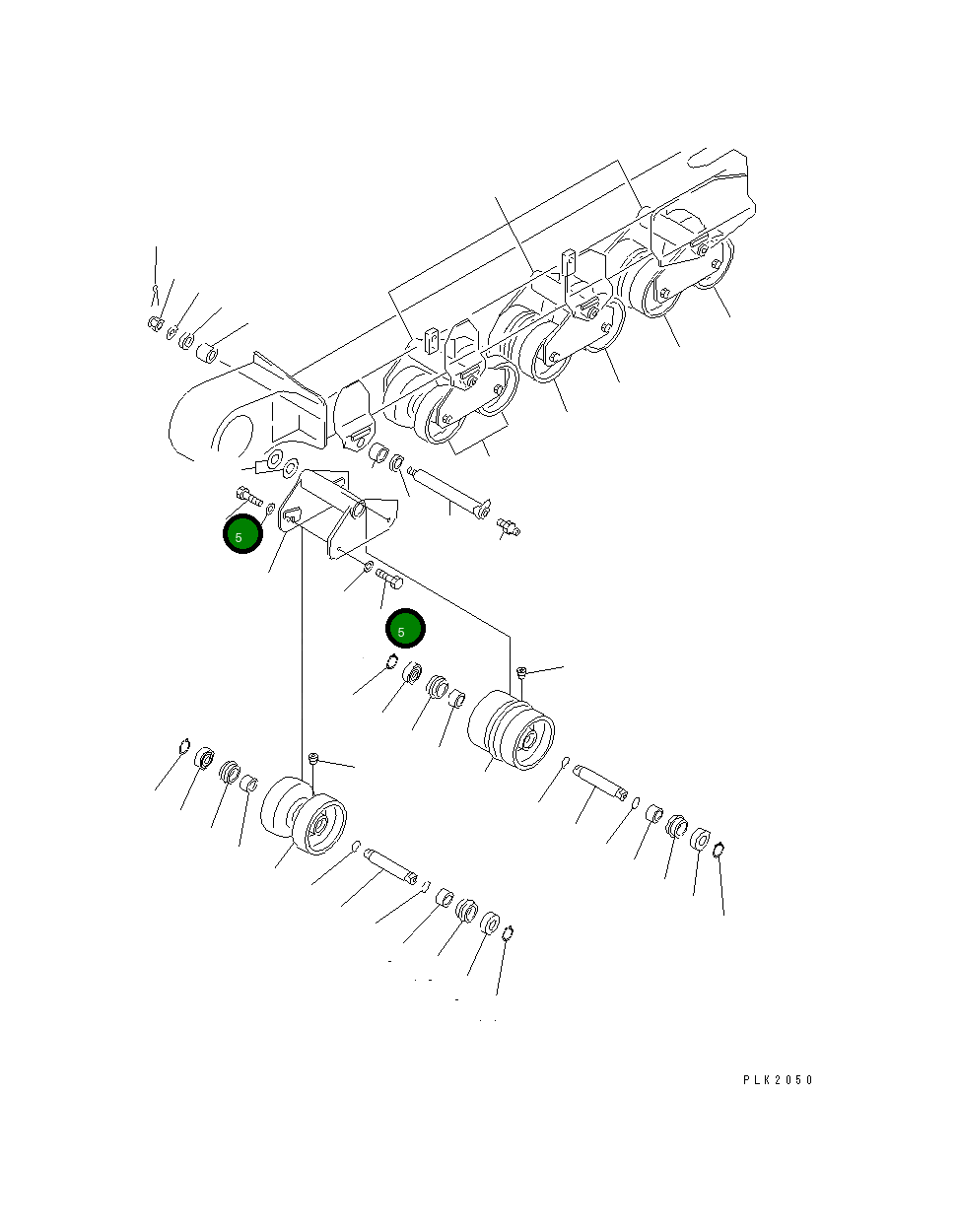 Болт TN08701-31200 Komatsu