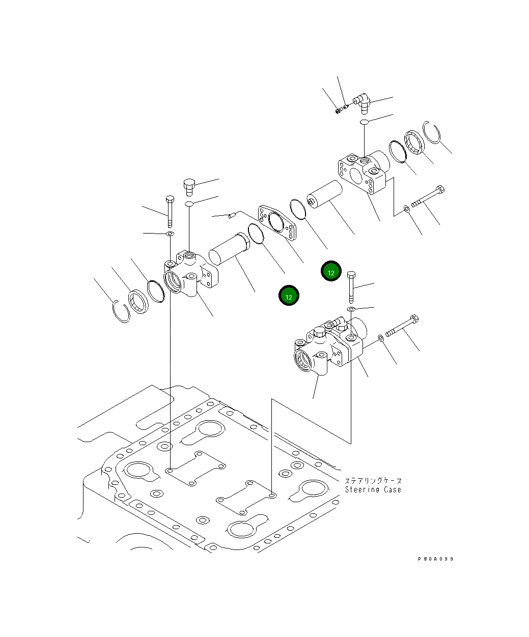 Кольцо уплотнительное (O-Ring) 07000-A2055 Komatsu