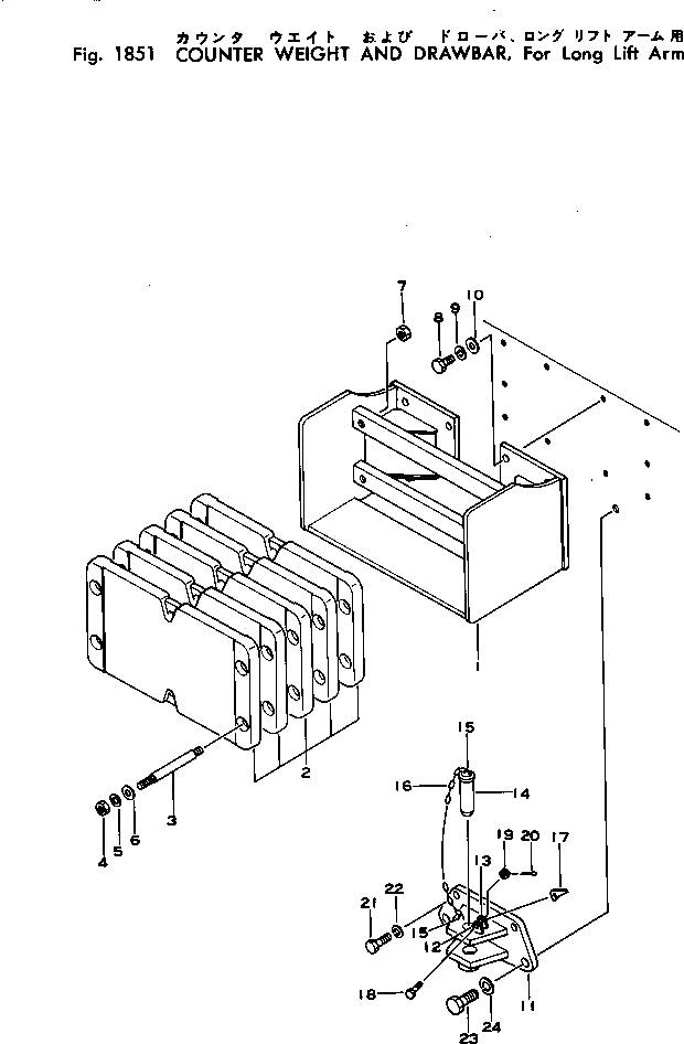 Болт 01040-62465 Komatsu