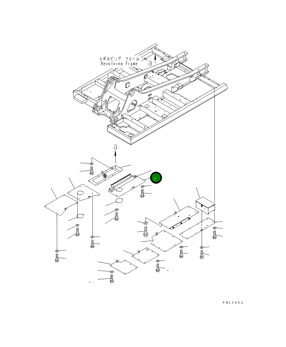 Крышка 208-54-K4310  Komatsu