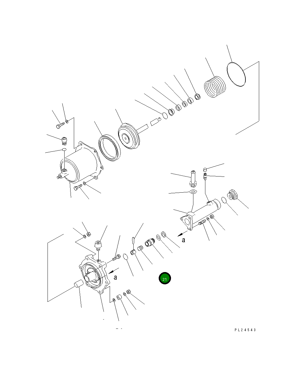 Кольцо 567-35-41330  Komatsu