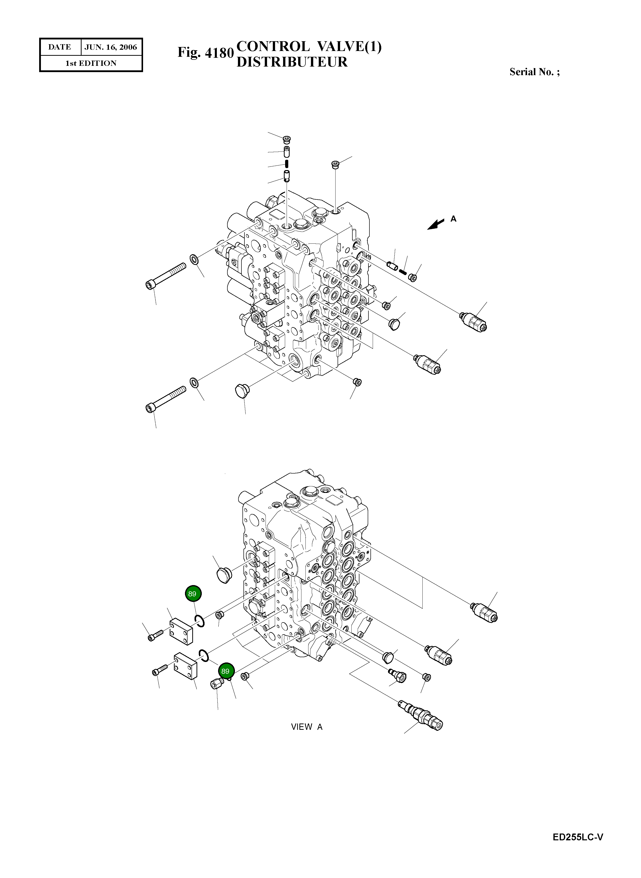 Кольцо уплотнительное (O-Ring) 95131-02400 Komatsu