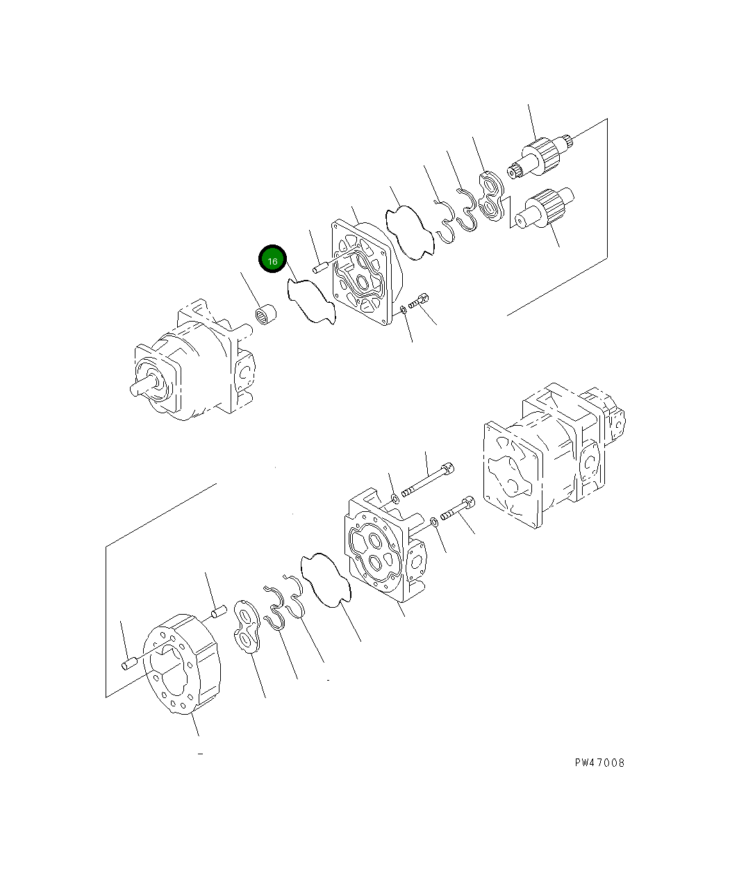 Кольцо уплотнительное (O-Ring) 705-17-04481 Komatsu