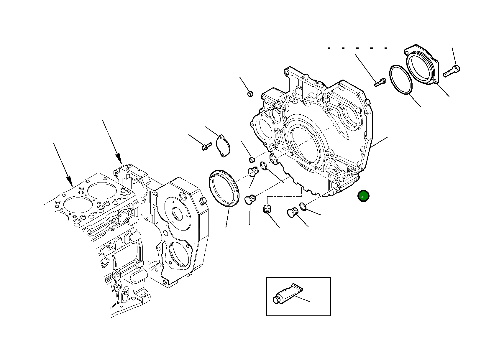 Болт EA4899076 Komatsu